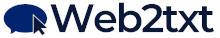 Web2txt logo